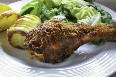 Pulpe si aripioare de pui crocante la cuptor