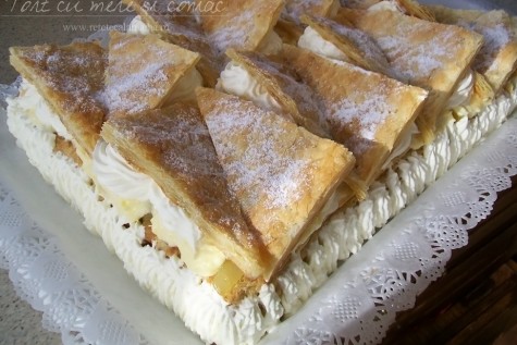 Tort cu mere si coniac