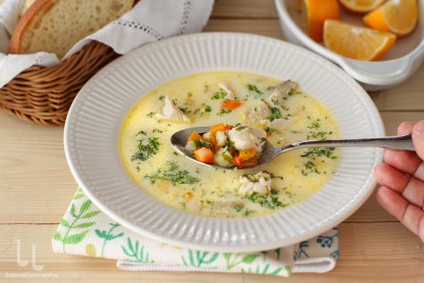 Ciorba de pui a la grec