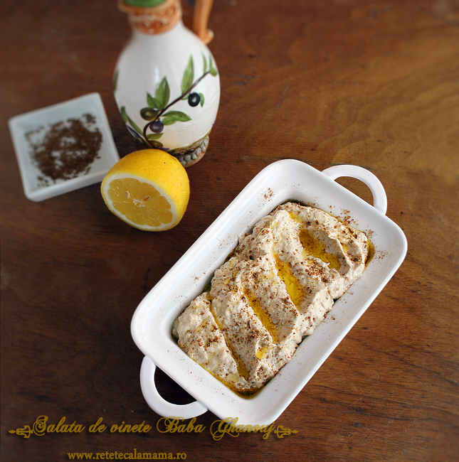salata de vinete baba ghanouj, reteta salata vinete