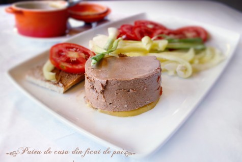 Pateu de casa din ficat de pui