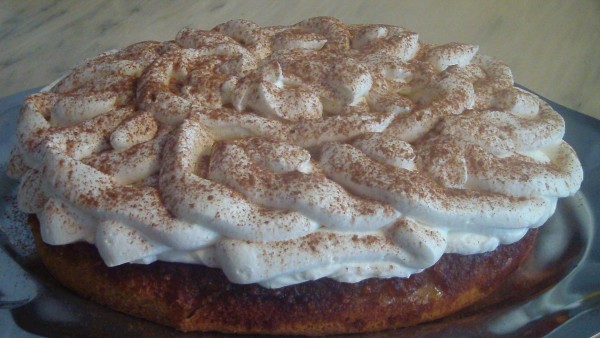Prajitura cu mere caramelizate si crema de branza dulce by violeta64