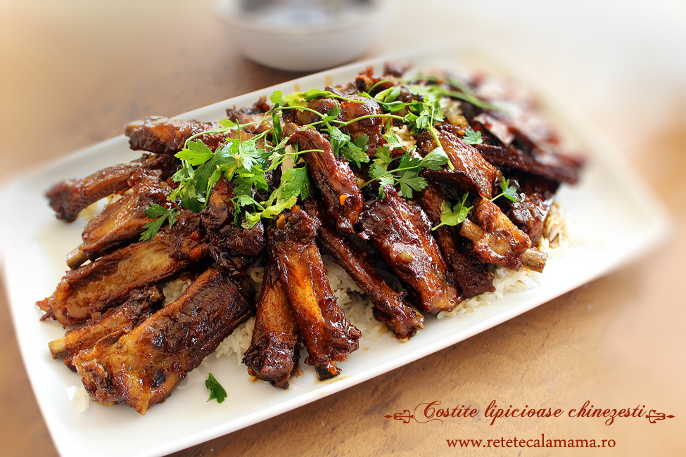 costite de porc chinezesti, reteta costite de porc dulci-picante