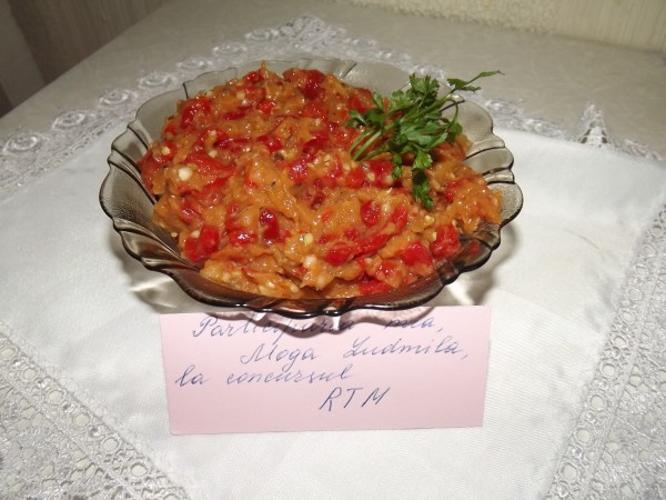 Salata de vinete cu ardei copti by Ludmila
