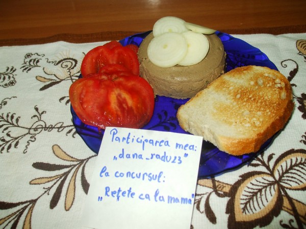 Pateu de casa din ficat de pui by dana_radu23