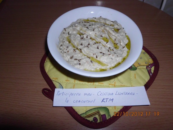 Salata de vinete Baba Ghanouj by Cristina Luntraru