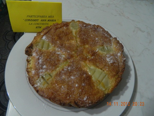 Tarta cu pere si crema de migdale by aryana