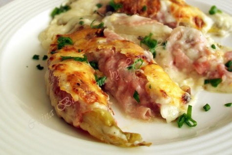 Andive in prosciutto, gratinate