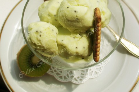 Inghetata de kiwi
