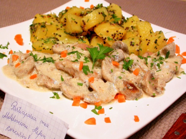Escalop de porc cu ciuperci by stefanpizza