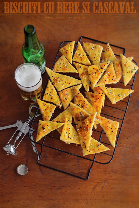 biscuiti cu bere si cascaval, reteta biscuiti sarati de casa
