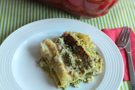 Cannelloni cu ricotta si spanac
