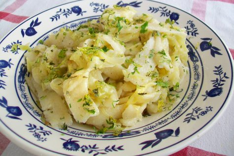 Laște cu varză – rețetă de post de tăiței cu varză călită