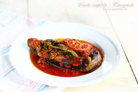 Vinete umplute cu carne – Karniyarik – rețeta turcească