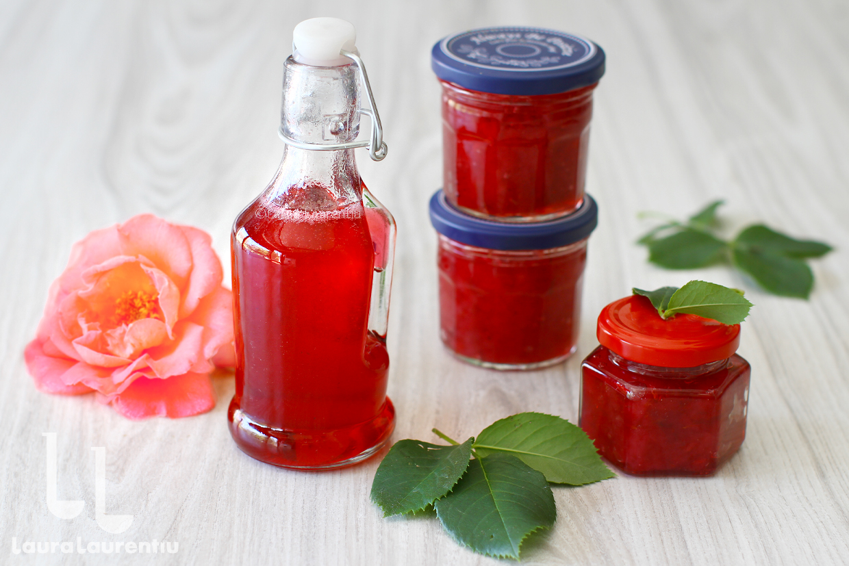 sirop de trandafiri facut in casa reteta detaliata de sirop de trandafiri reteta pas cu pas